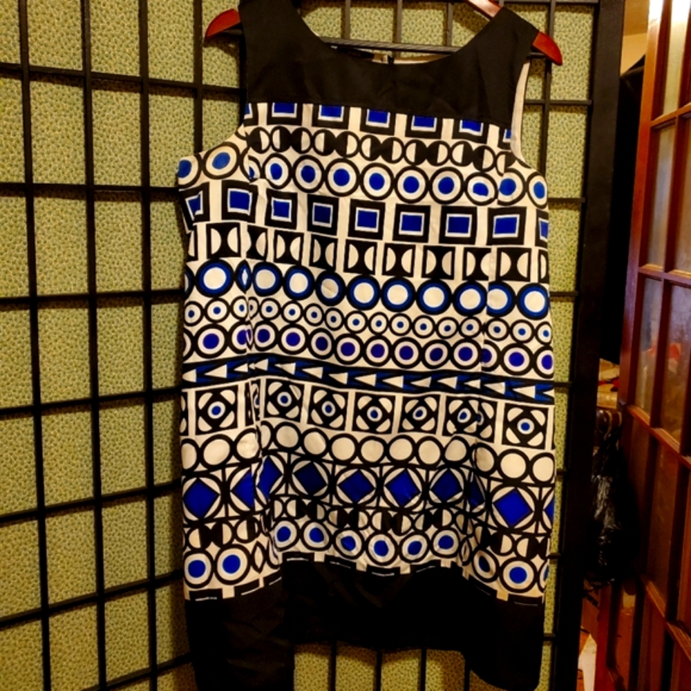 Retro Sleeveless Mini Dress